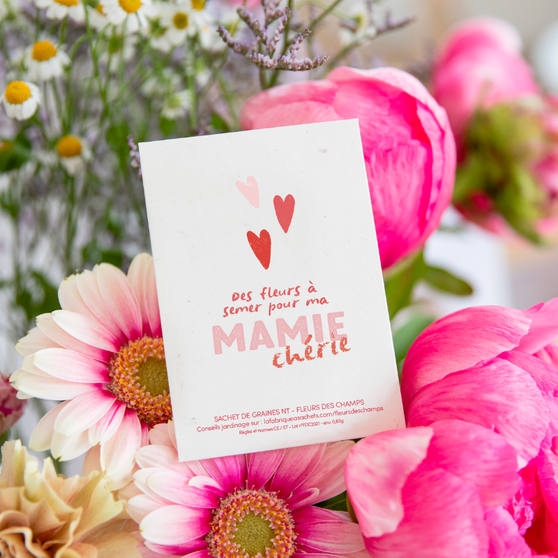 Mamie Chérie - Wildflower seed bag