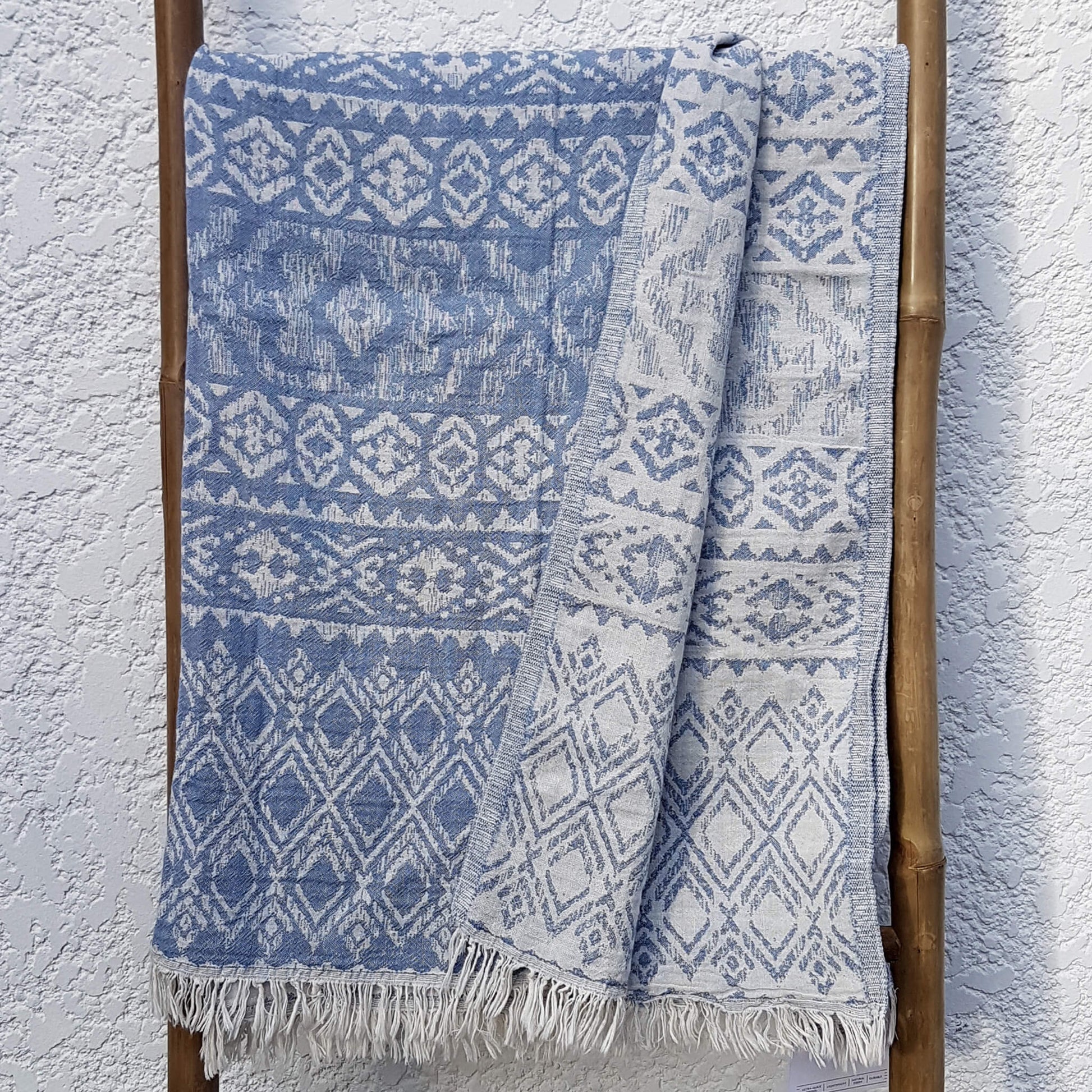Pestemal Towel or Throw Hydra Blue Jean - Unik by Nature