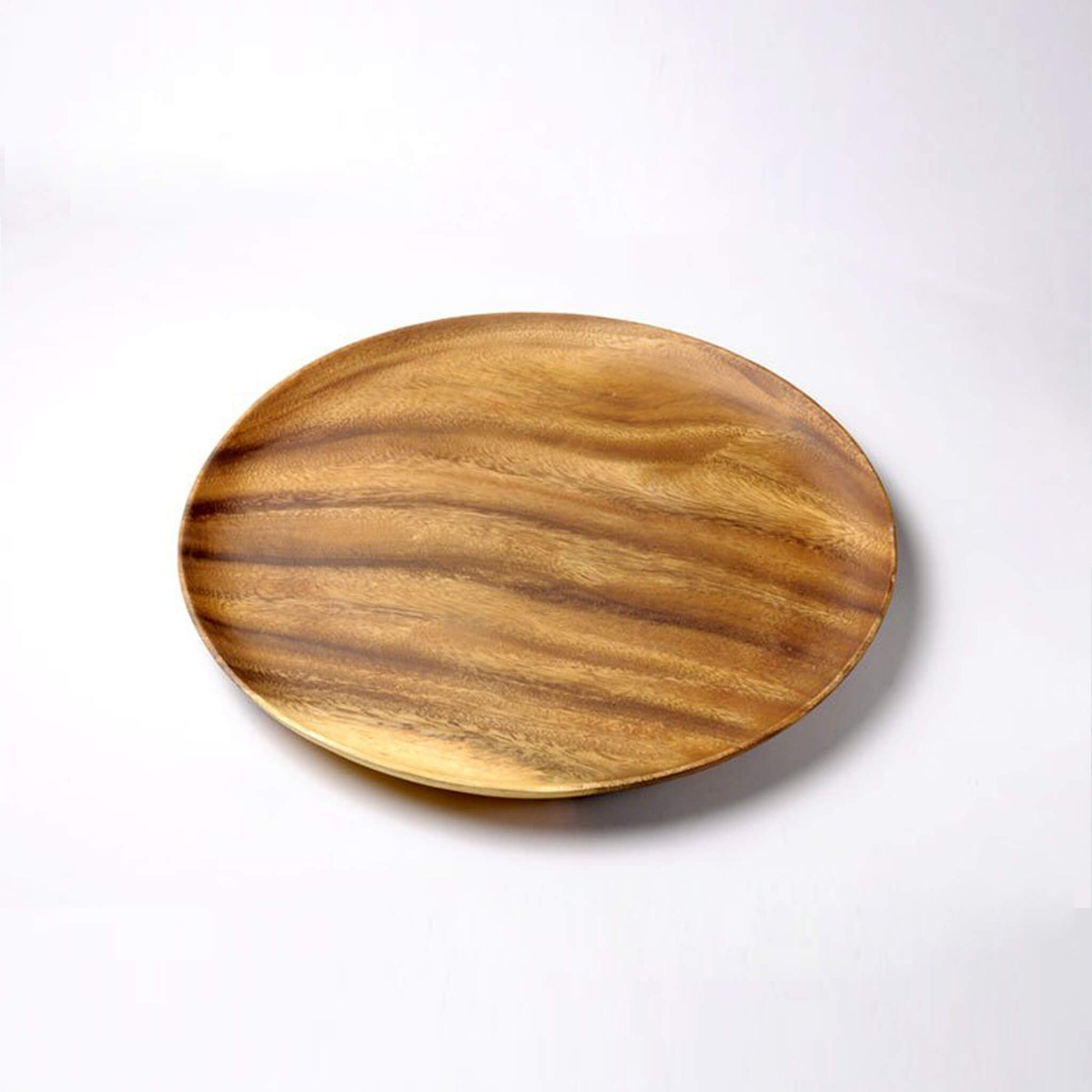 Sustainable Acacia wood Plate Round 28 cm - Unik by Nature