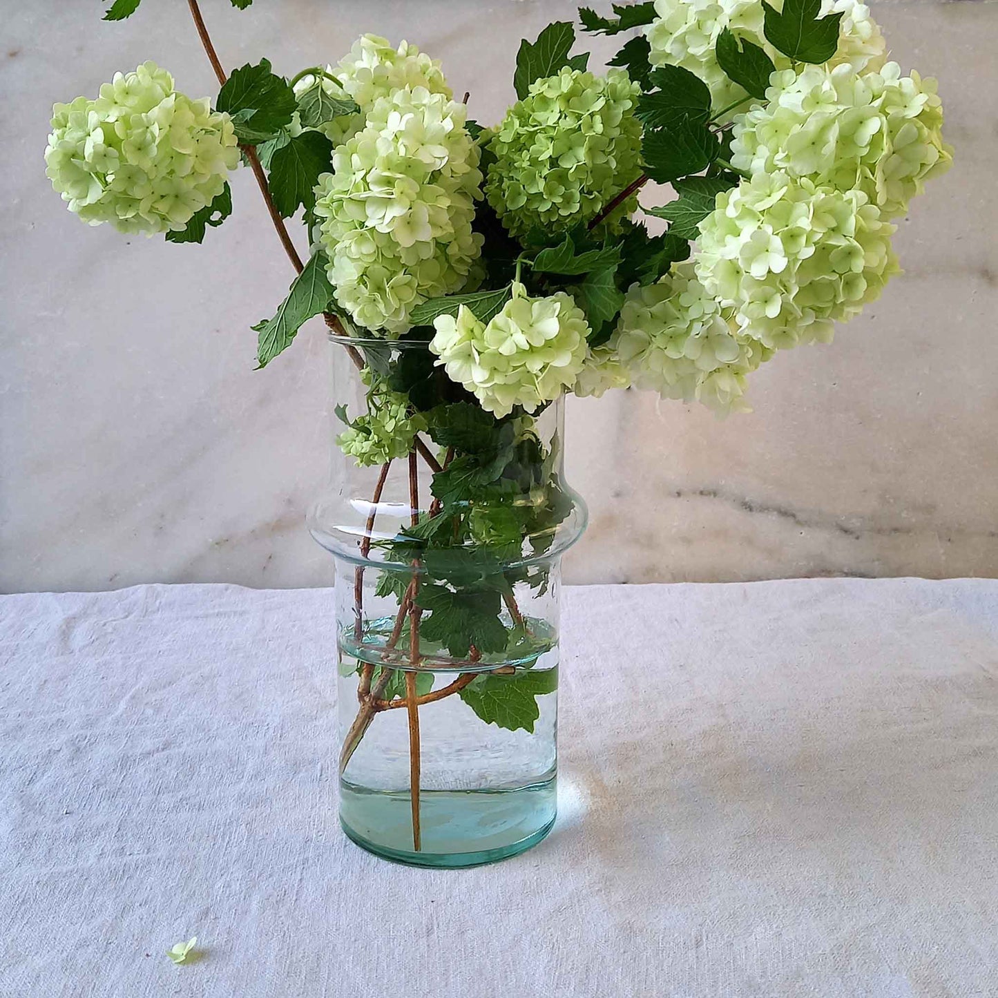 Recycled Beldi Glass Vase Handmade - Unik by Nature