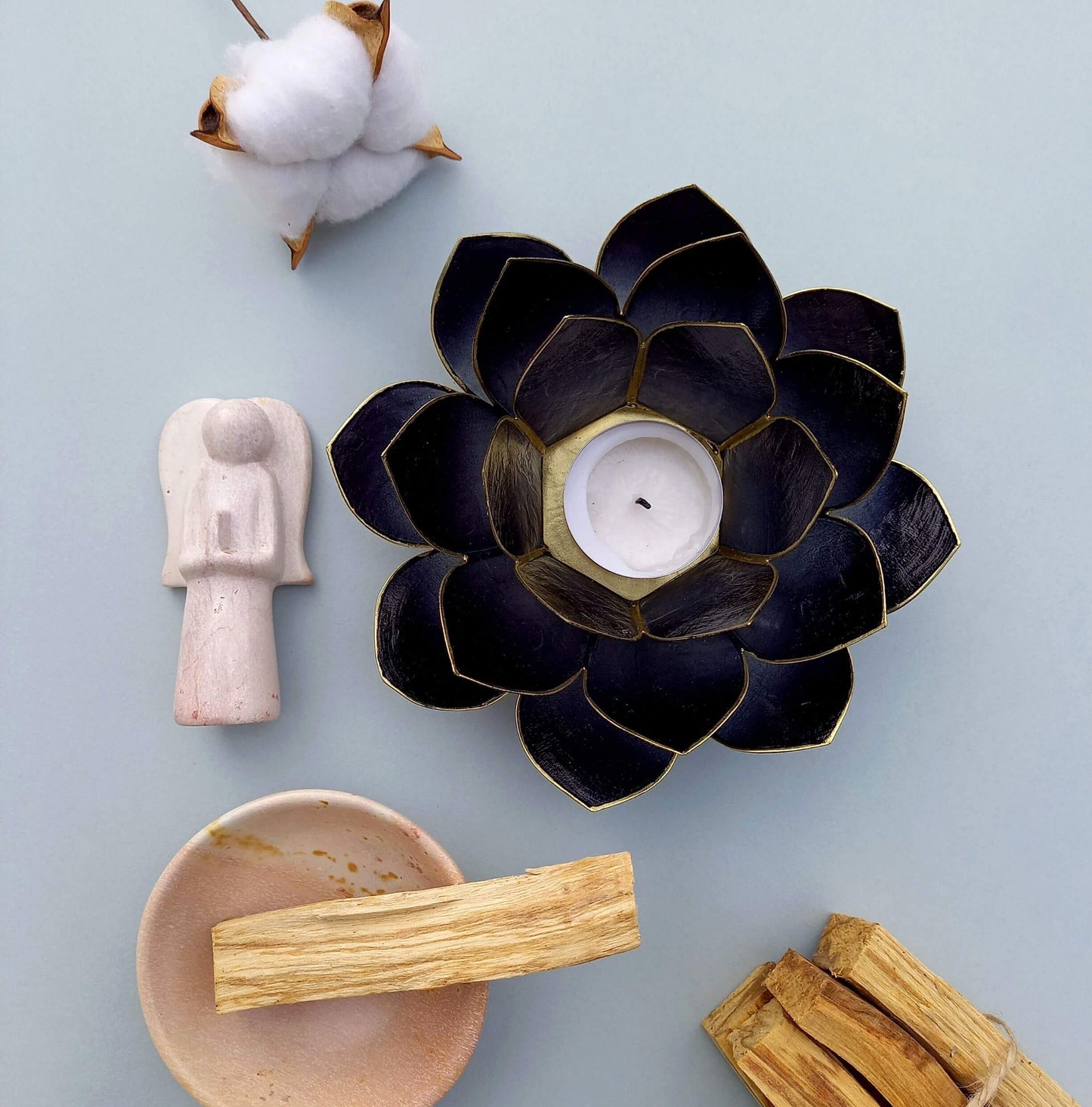 Minimal sculpture My Angel handcarved soapstone - Unik by Nature