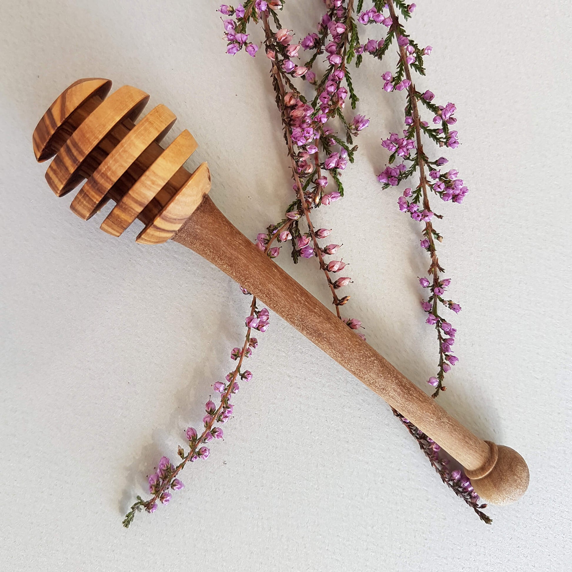 Sustainable Olive Wood Handmade Honey Spoon - Unik by Nature