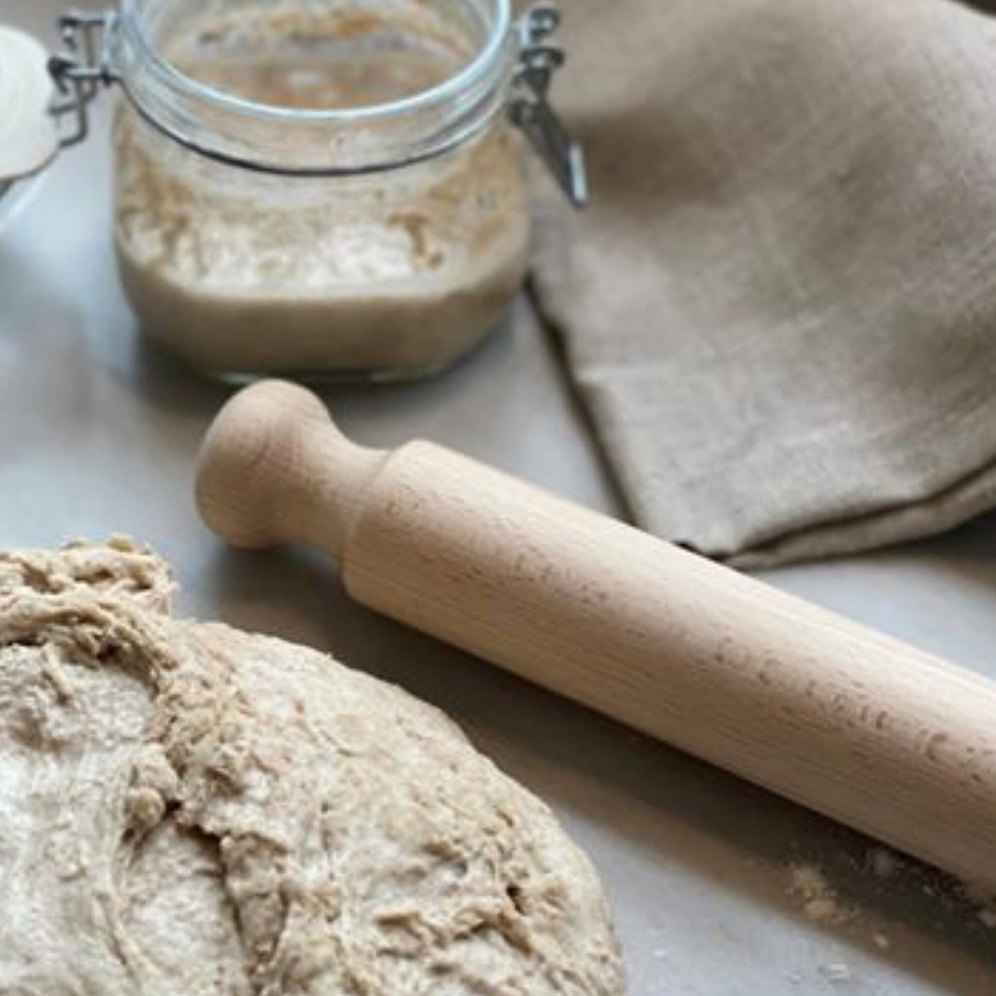 Rolling Pin Beech wood 40cm - Unik by Nature