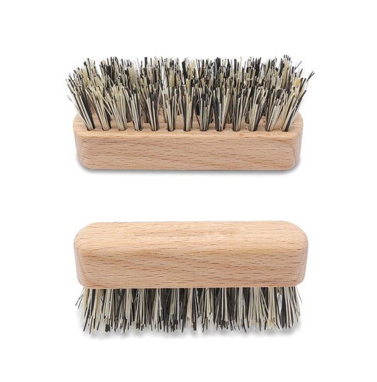 Beard brush beech wood with vegan trim - Unik by Nature