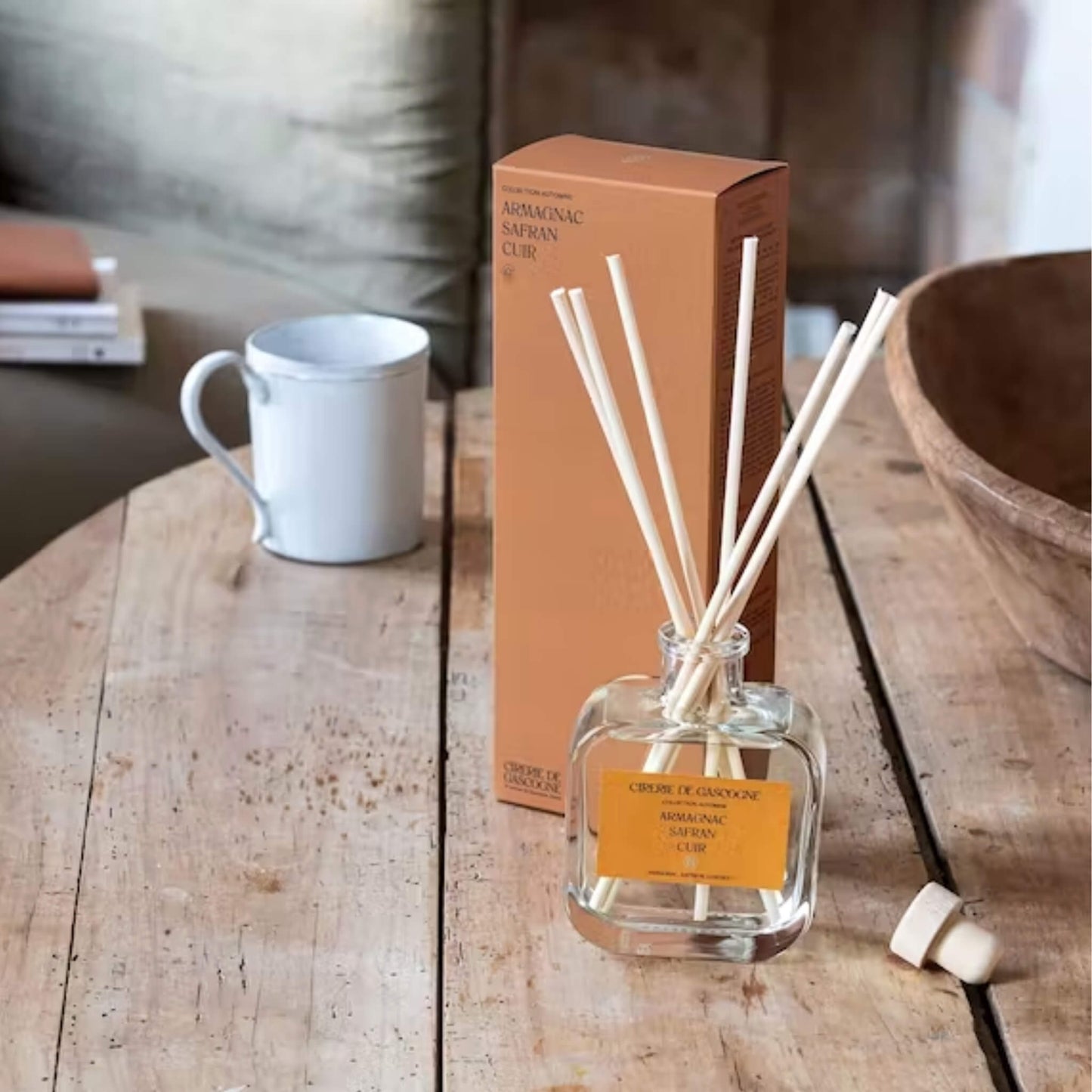 Reed Diffuser Armagnac - Saffron - Leather - Unik by Nature