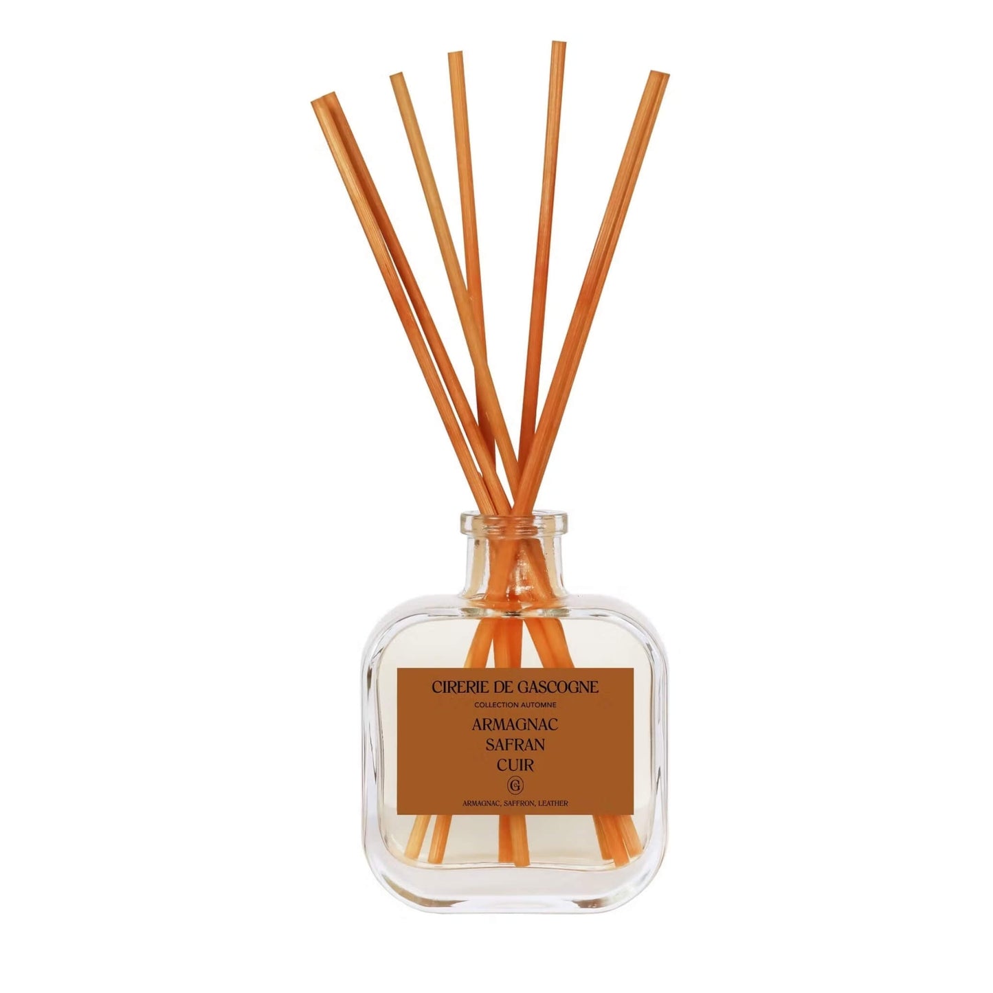 Reed Diffuser Armagnac - Saffron - Leather - Unik by Nature