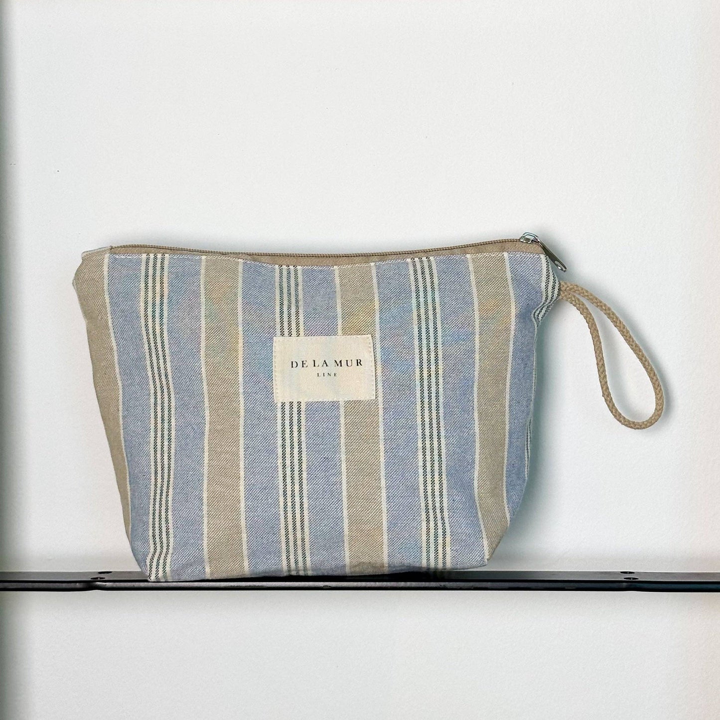 Mali toiletry bag blue stripes