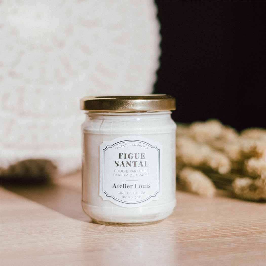Fig & Sandalwood Scented Candle