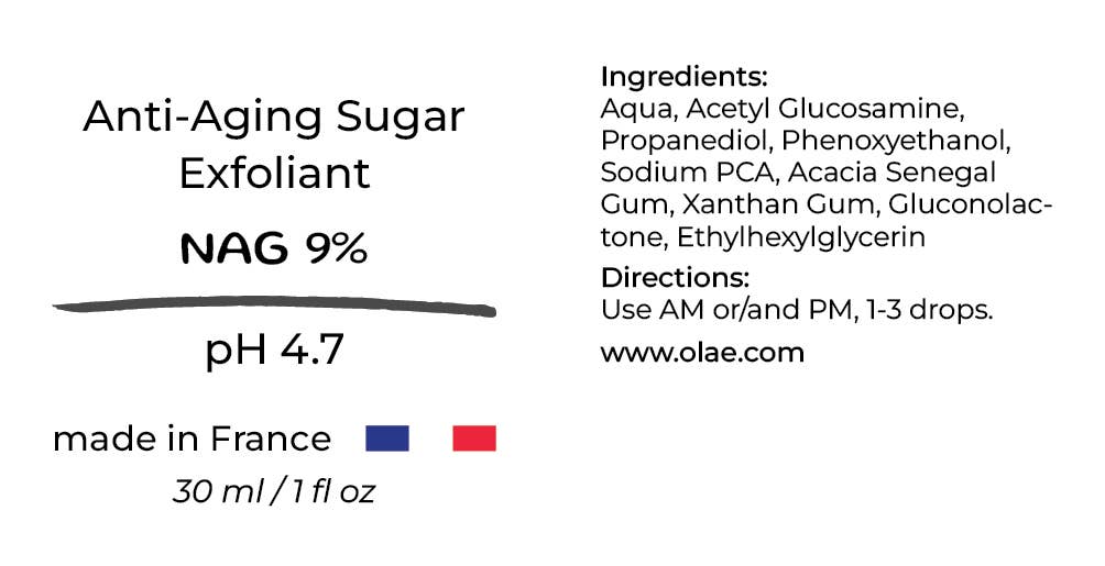 Olae  - Gentle exfoliant N Acetyl Glucosamine 9%