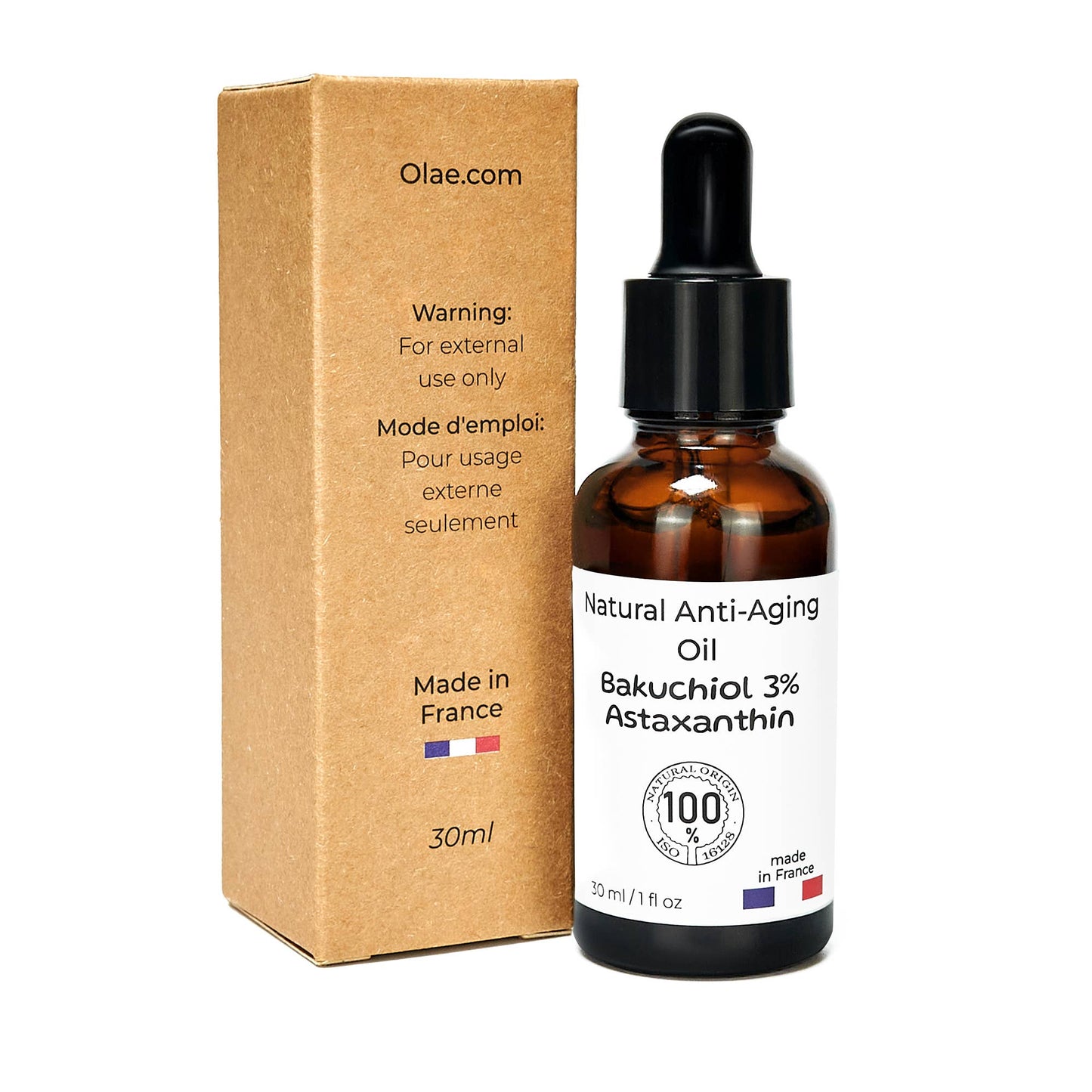 Olae  - Anti-Aging oil 3% Bakuchiol-Squalane +  Astaxanthin