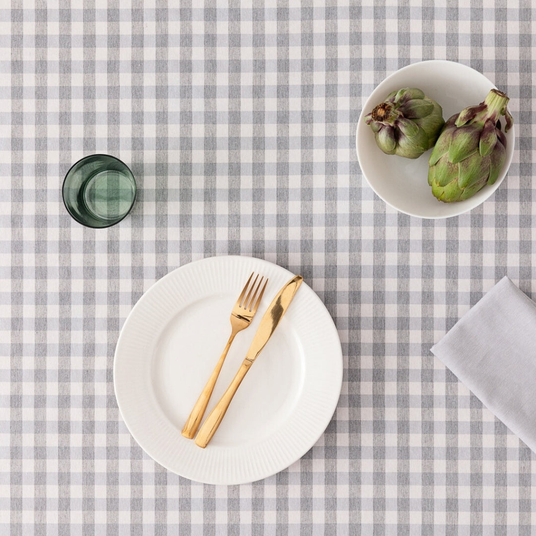 Vichy Checkered Tablecloth