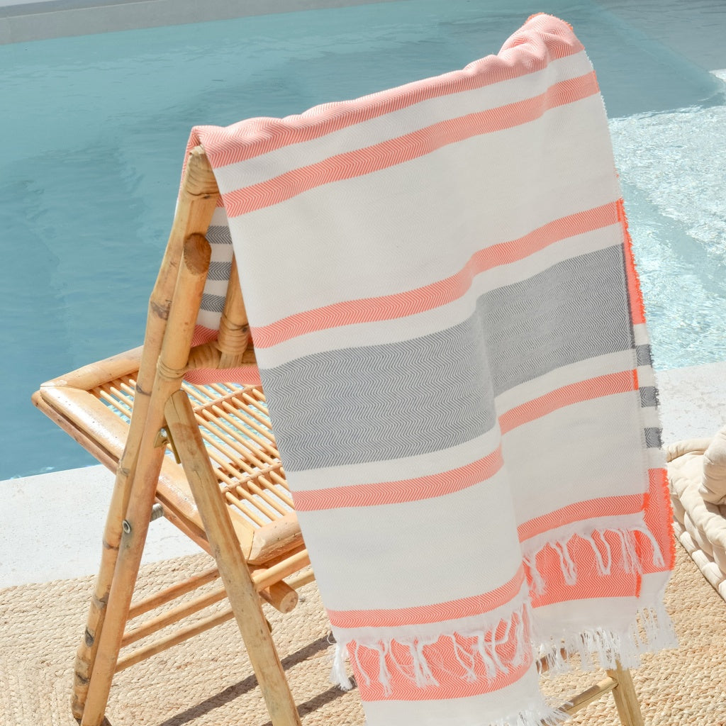 Biarritz Fouta de plage 90 x 180 cm