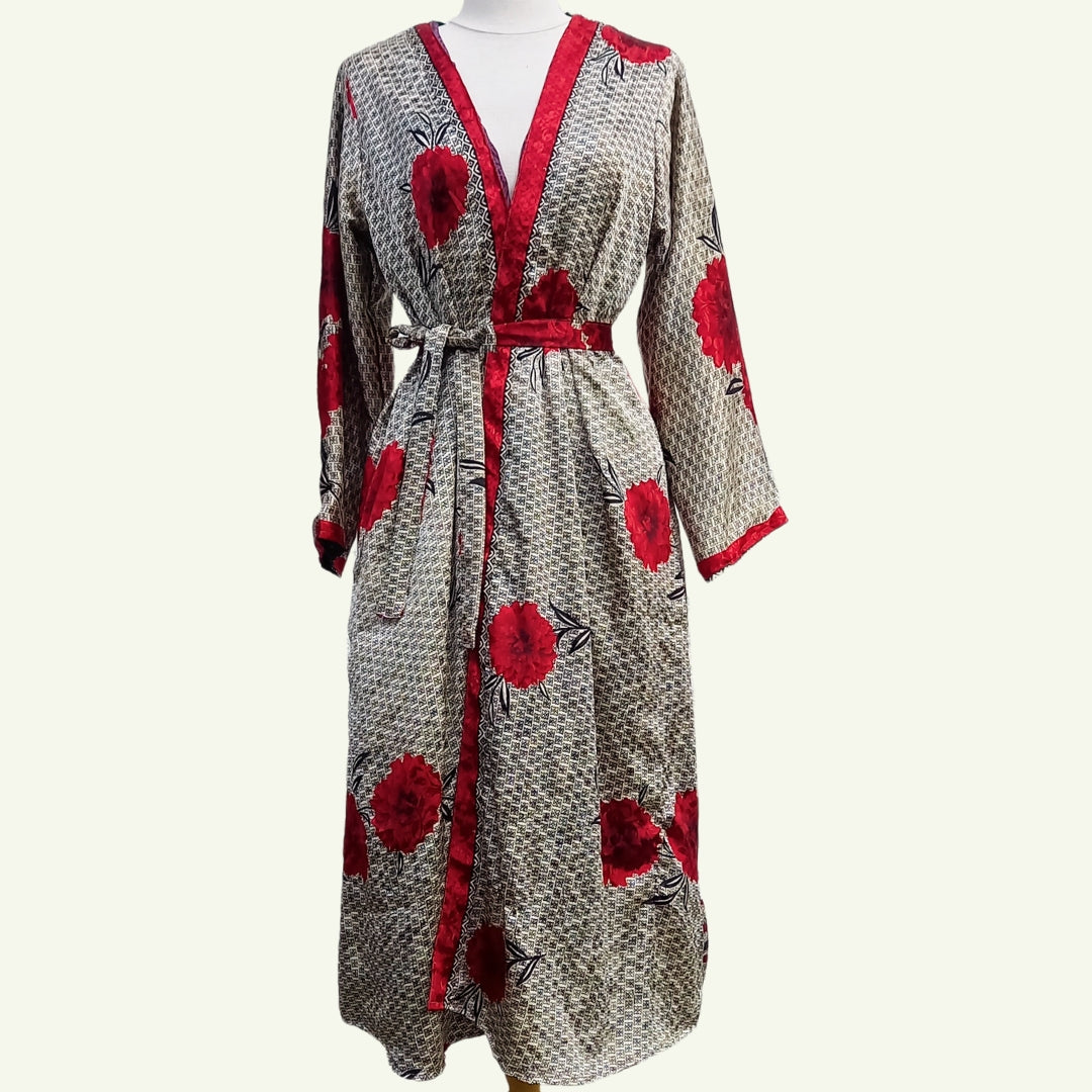 Kimono long en soie Ruby No38
