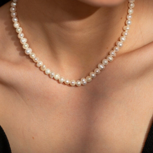 Salerno freshwater pearl necklace