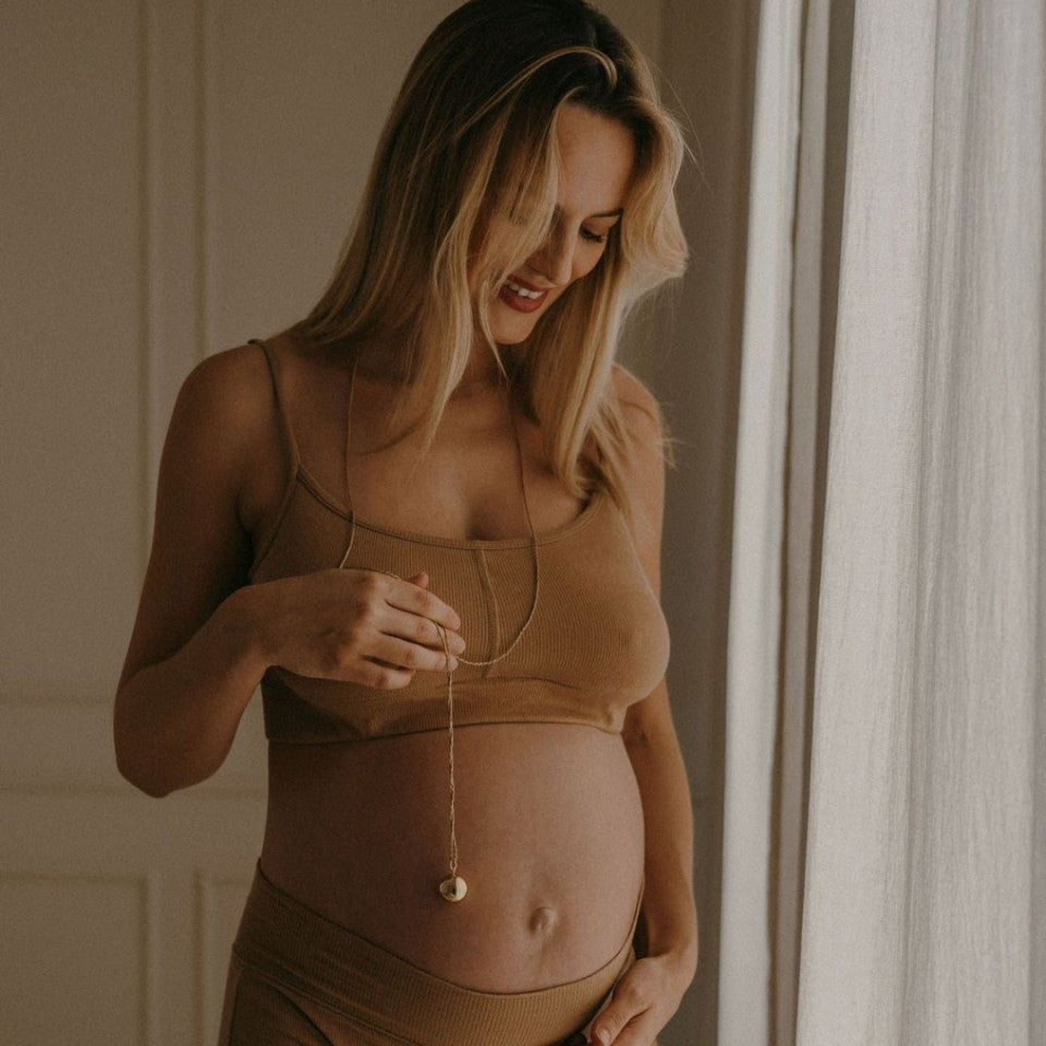 JOY Pregnancy Necklace Pink gold