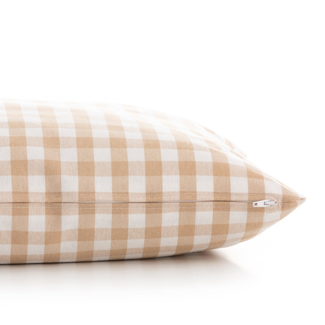 Vichy Checkered cushion cover -  inside or outside