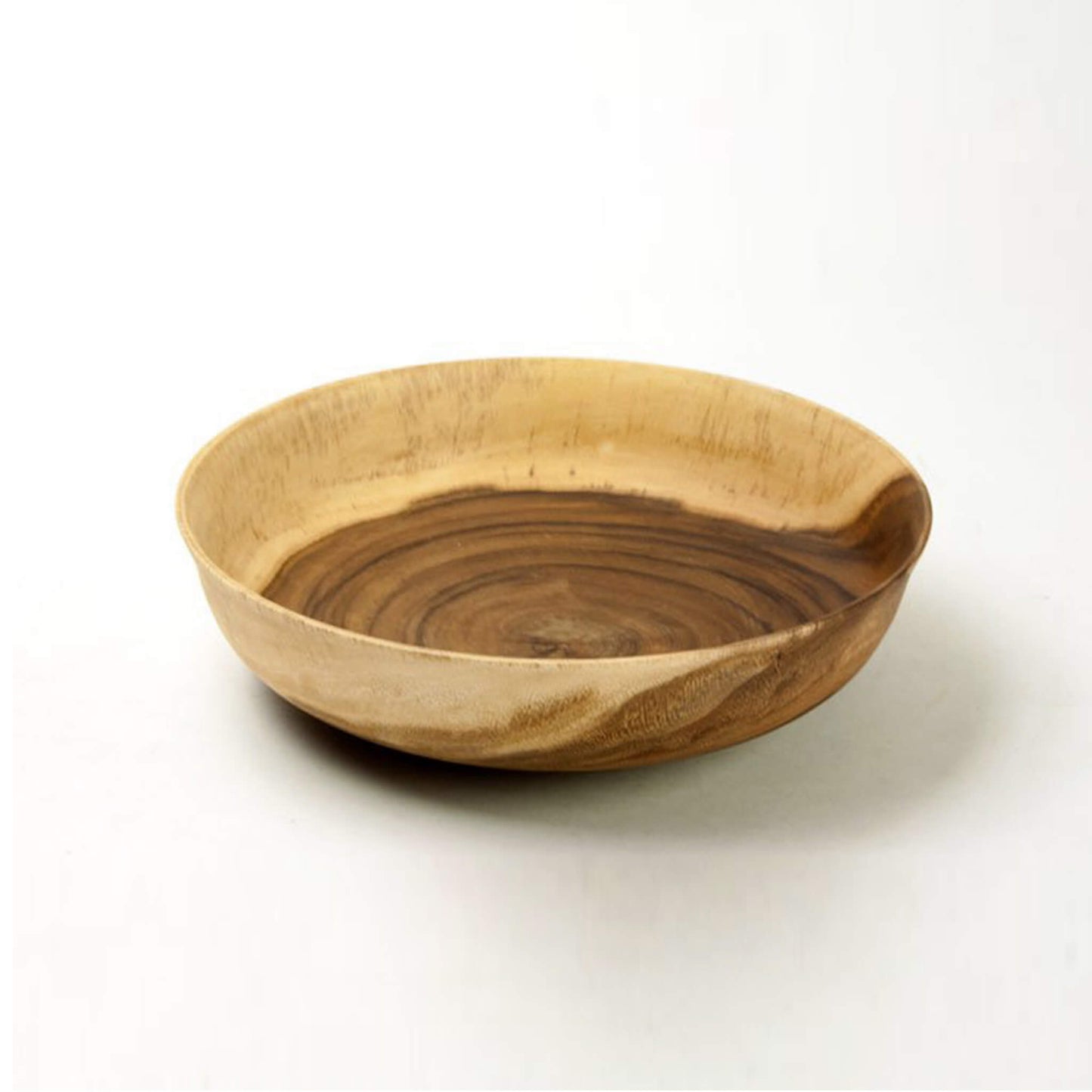 Acacia wood Big salad bowl Round 30 cm - Unik by Nature