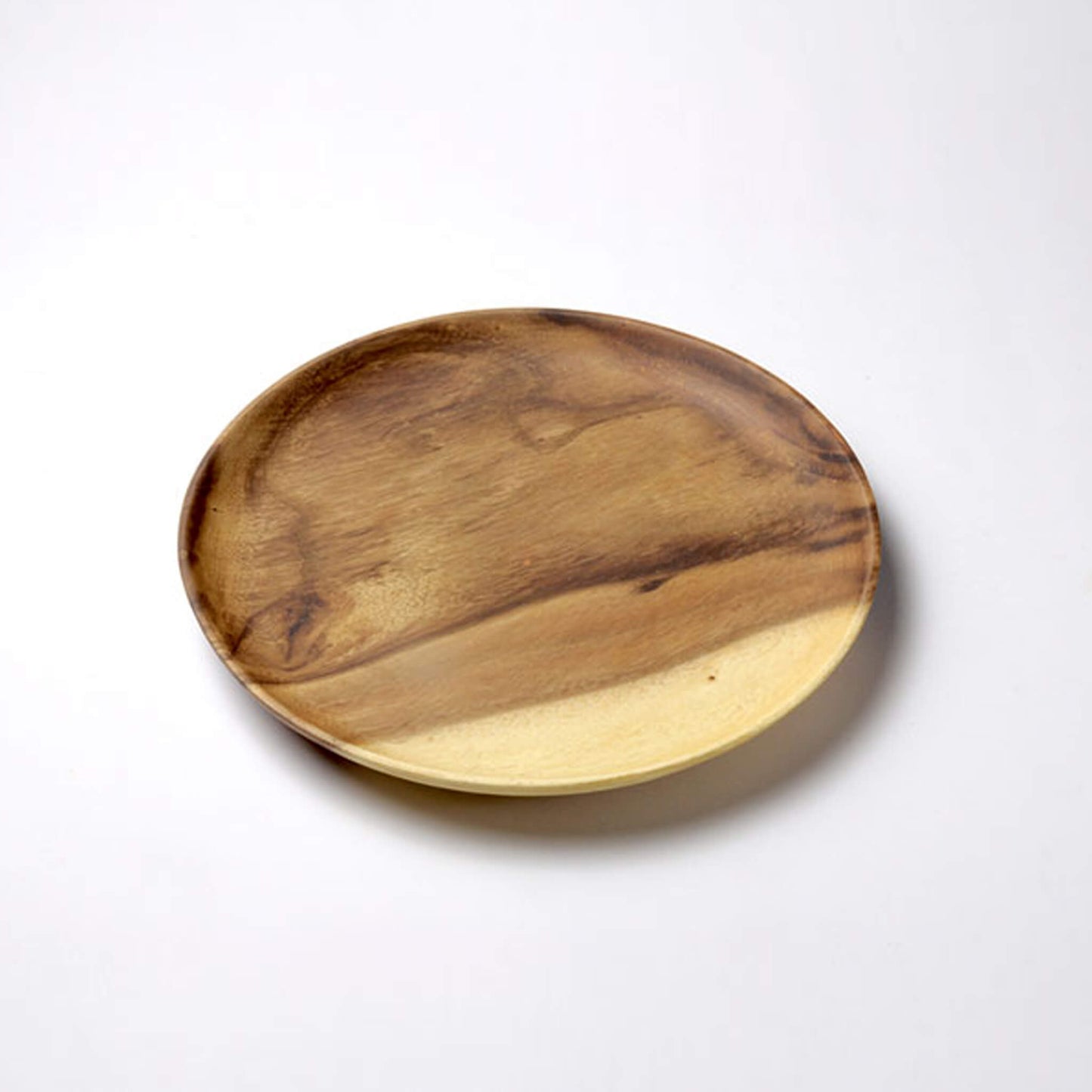 Sustainable Acacia wood Plate Round 28 cm - Unik by Nature