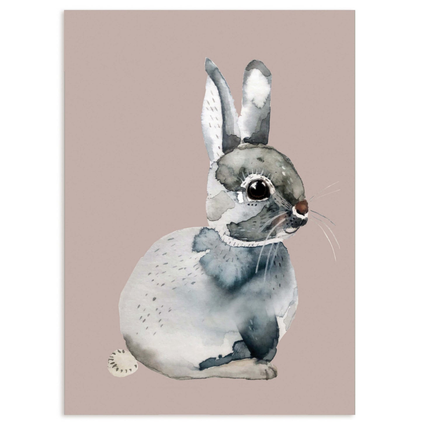 Postcard Super Thick wood pulp board - Bunny - Unik by Nature