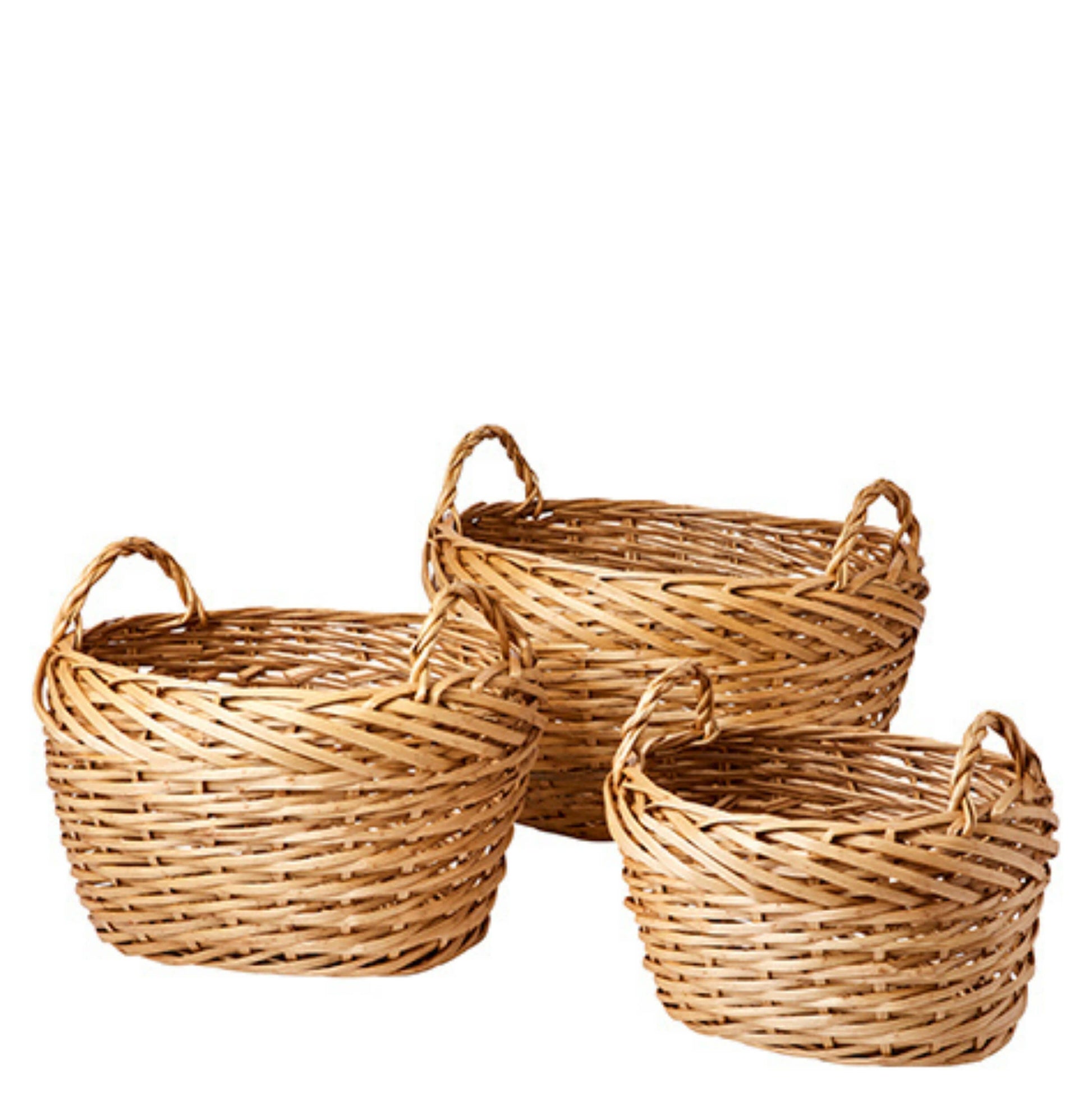 Willow basket 3 different sizes - Unik by Nature