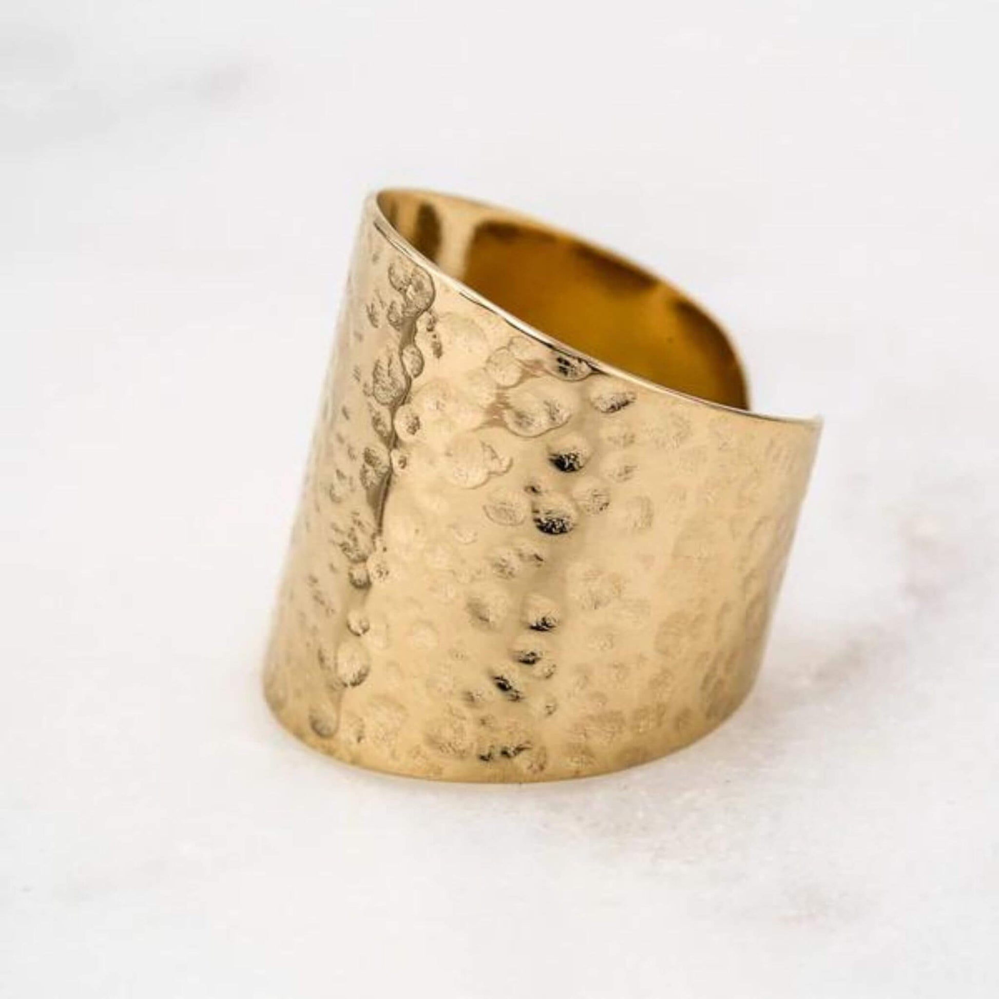 Golden Martie ring Stainless Steel - Unik by Nature