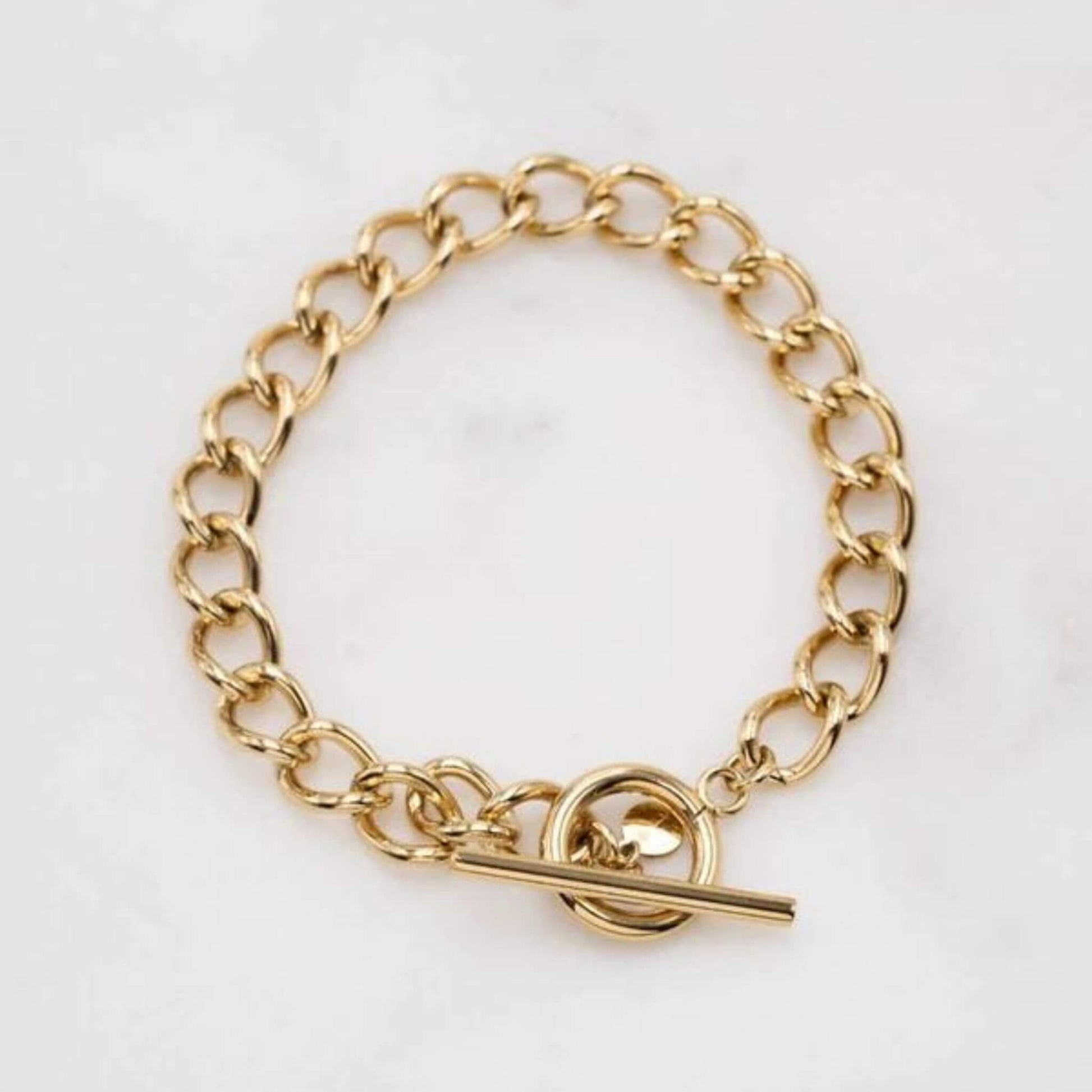 Golden Thanya bracelet Stainless steel - Unik by Nature