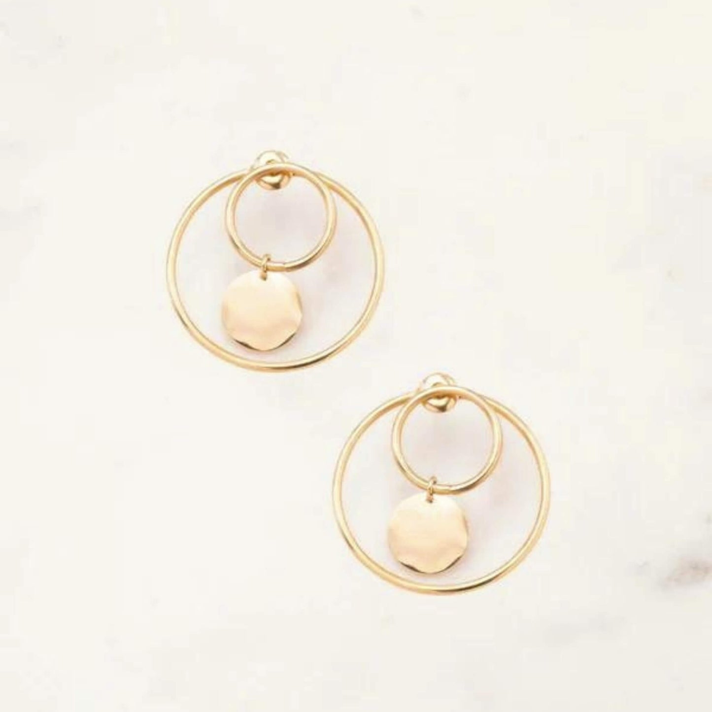 Golden Céanie Earrings - Unik by Nature