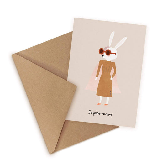 Super Mum card with envelope - Unik by Nature