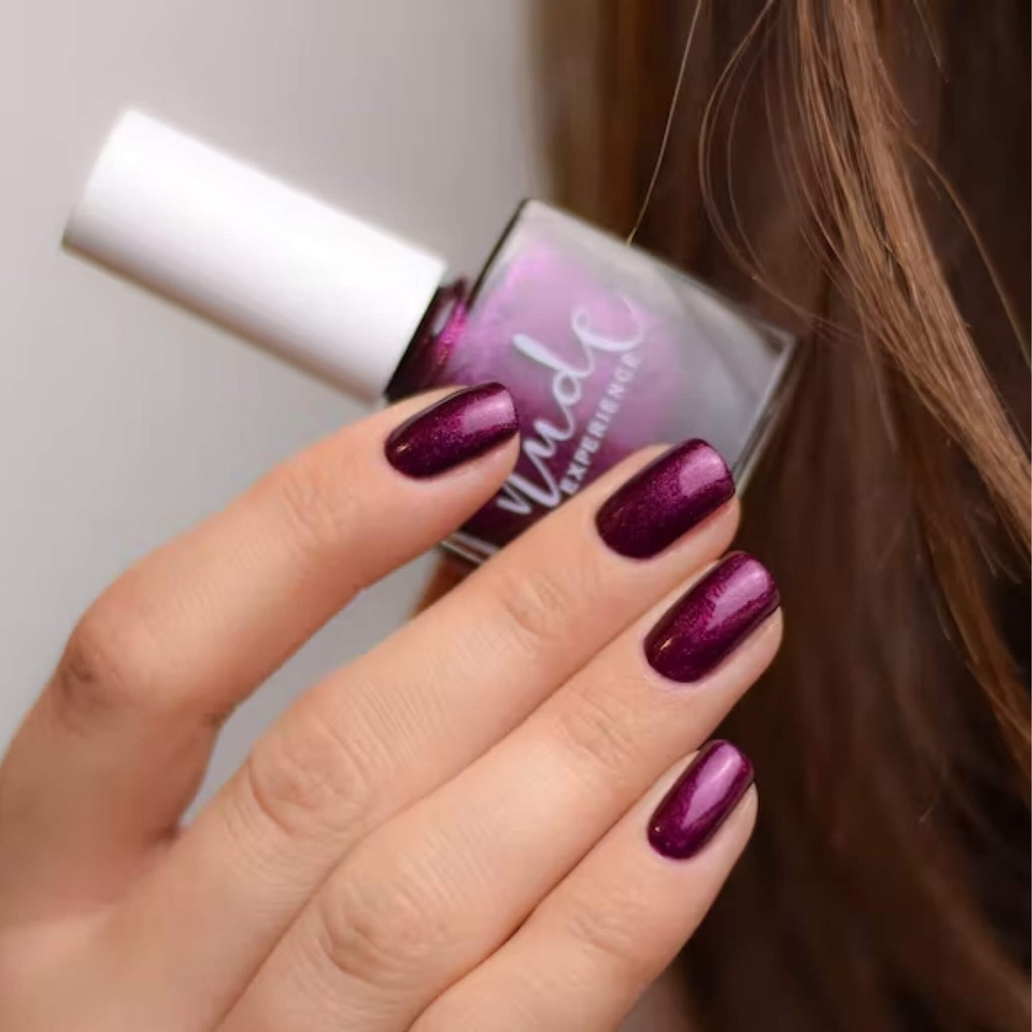 Nail polish dark plum - Wonderland - Unik by Nature