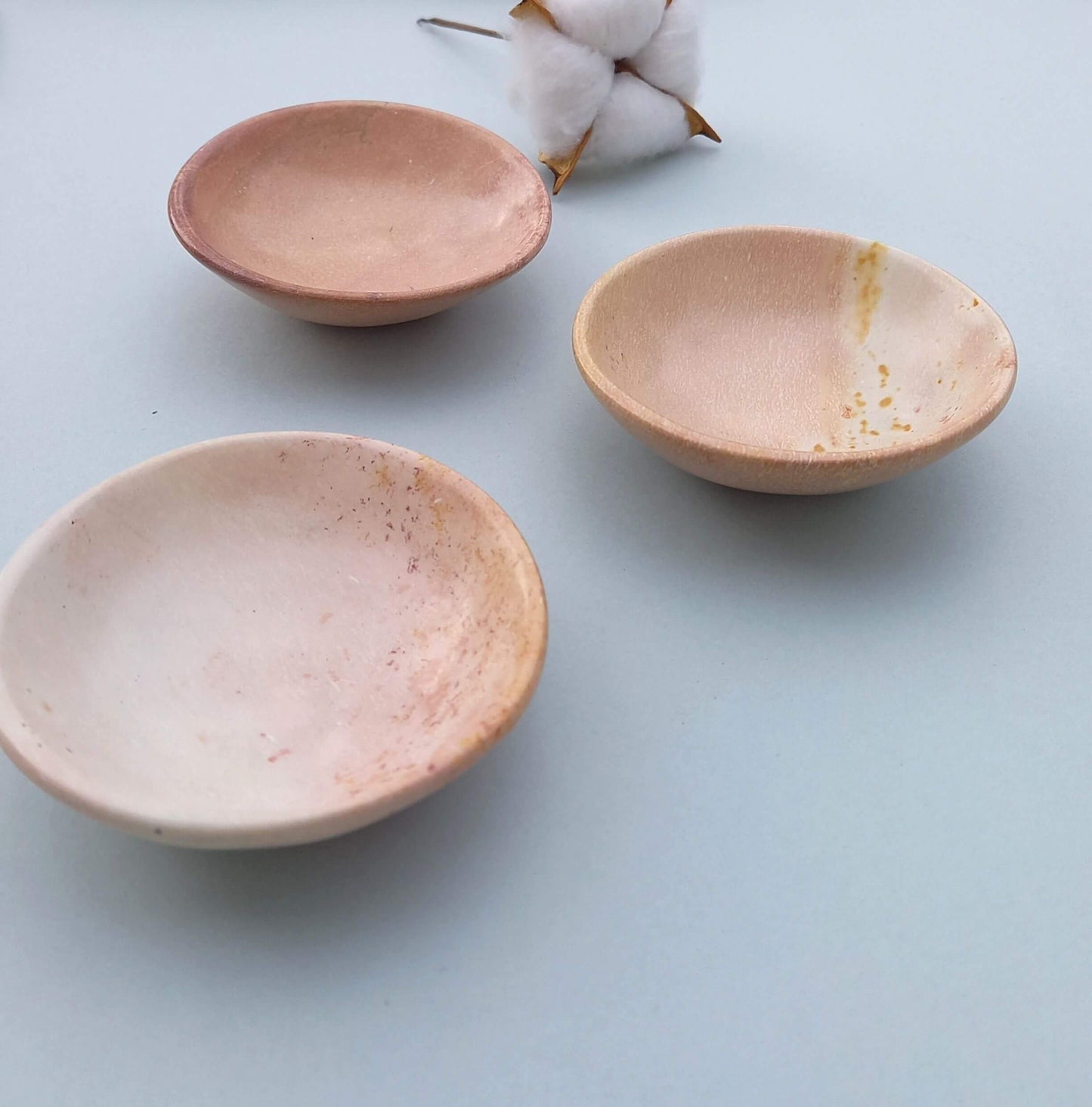 Minimal bowl handcarved soapstone different sizes - Unik by Nature