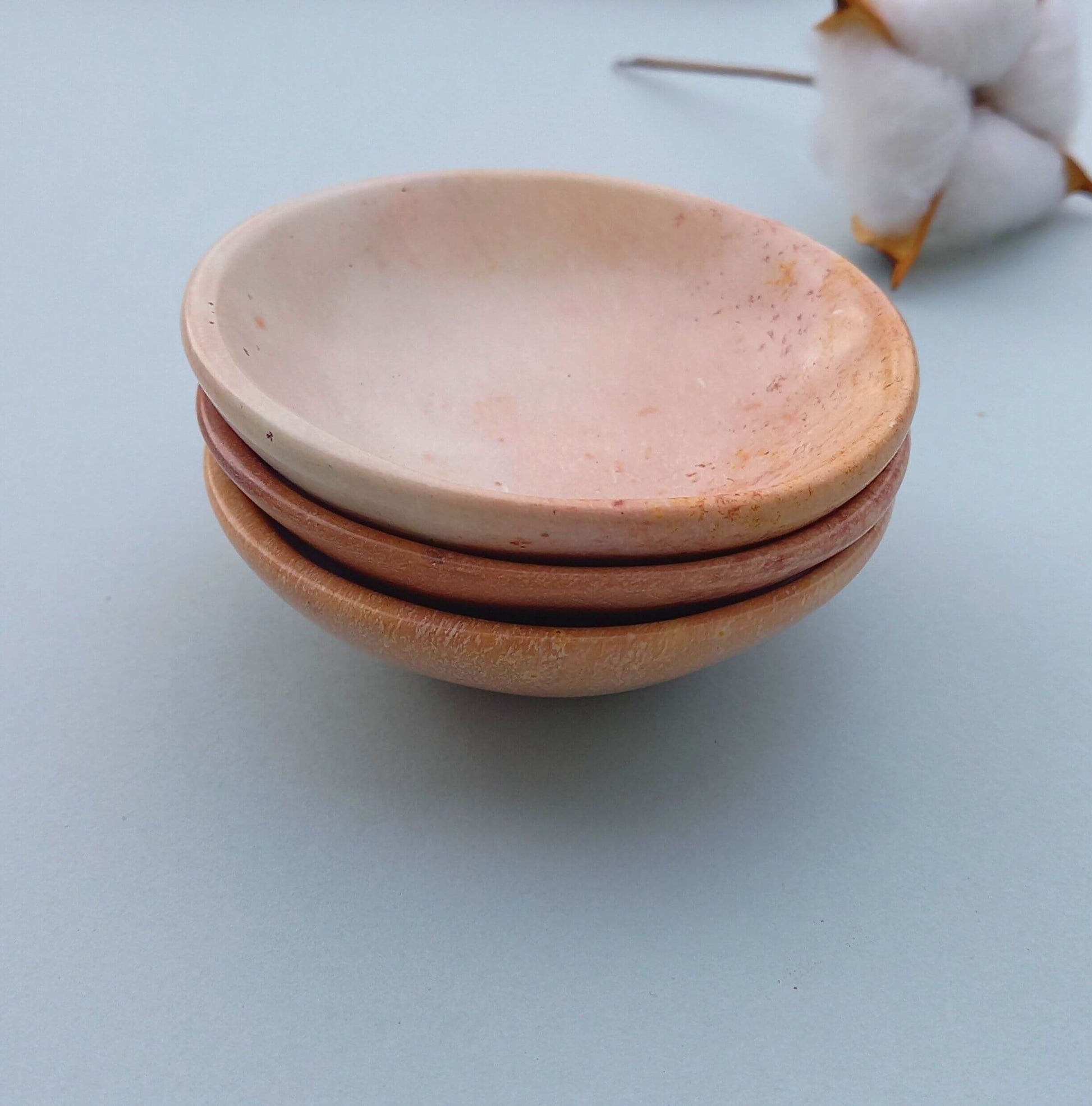 Minimal bowl handcarved soapstone different sizes - Unik by Nature