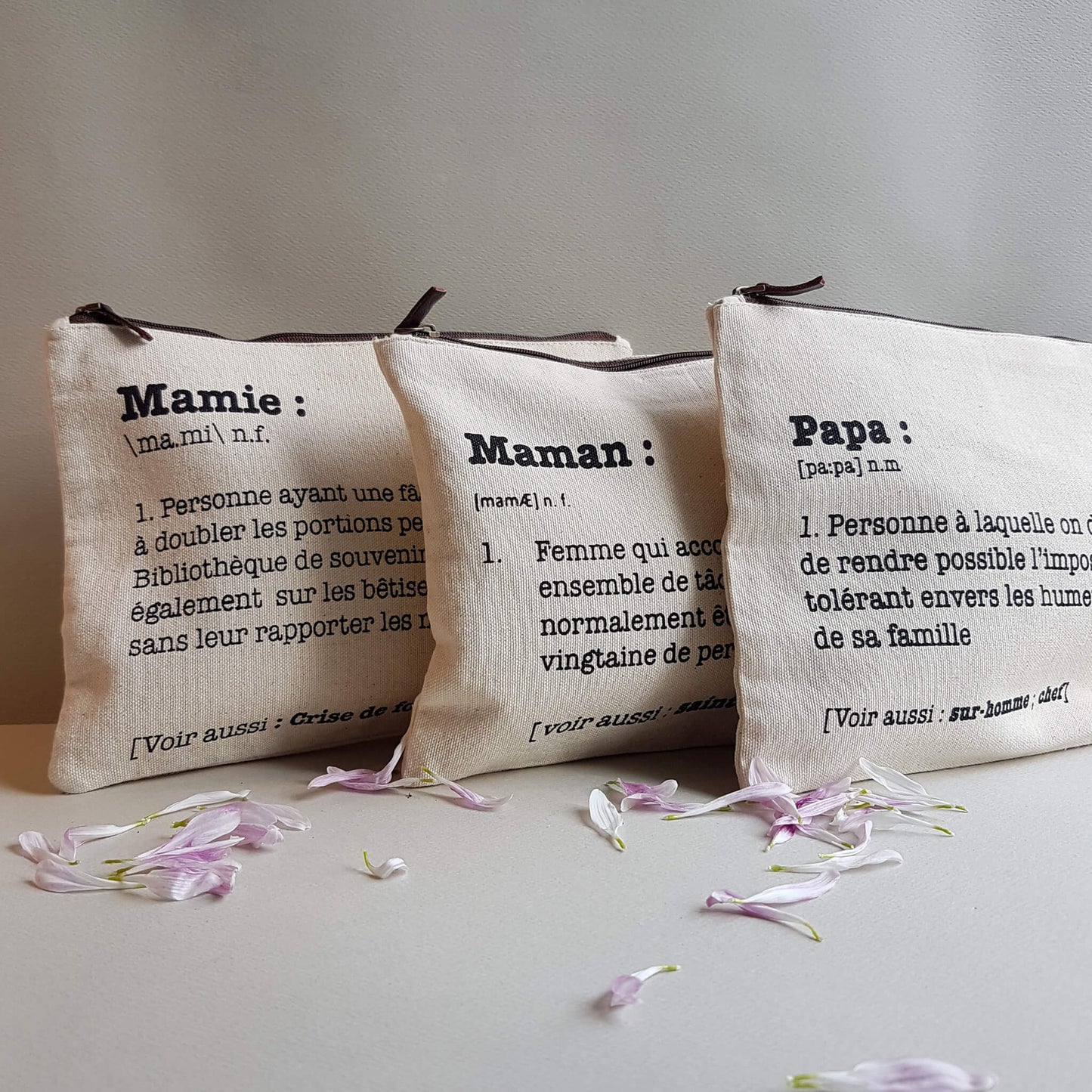 Maman Pouch Handmade Natural Cotton White Ecru - Unik by Nature