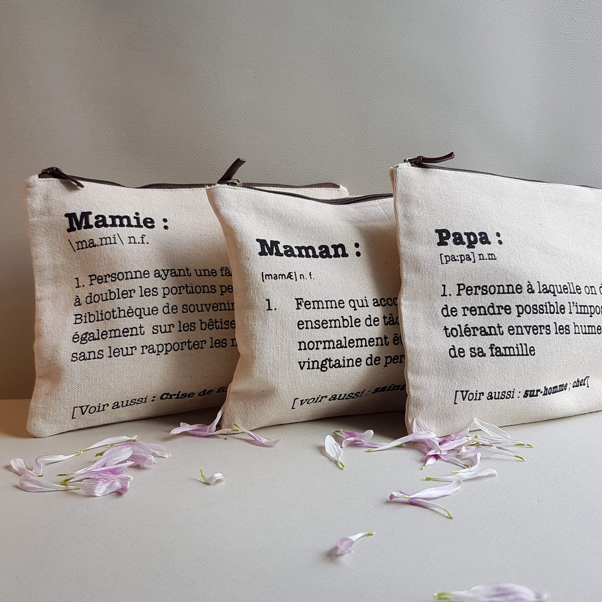 Mamie Pouch Handmade Natural Cotton White Ecru - Unik by Nature