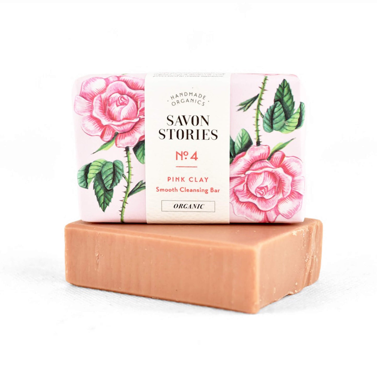 N°4 Organic Pink Clay Rejuvenator Bar Soap - Unik by Nature