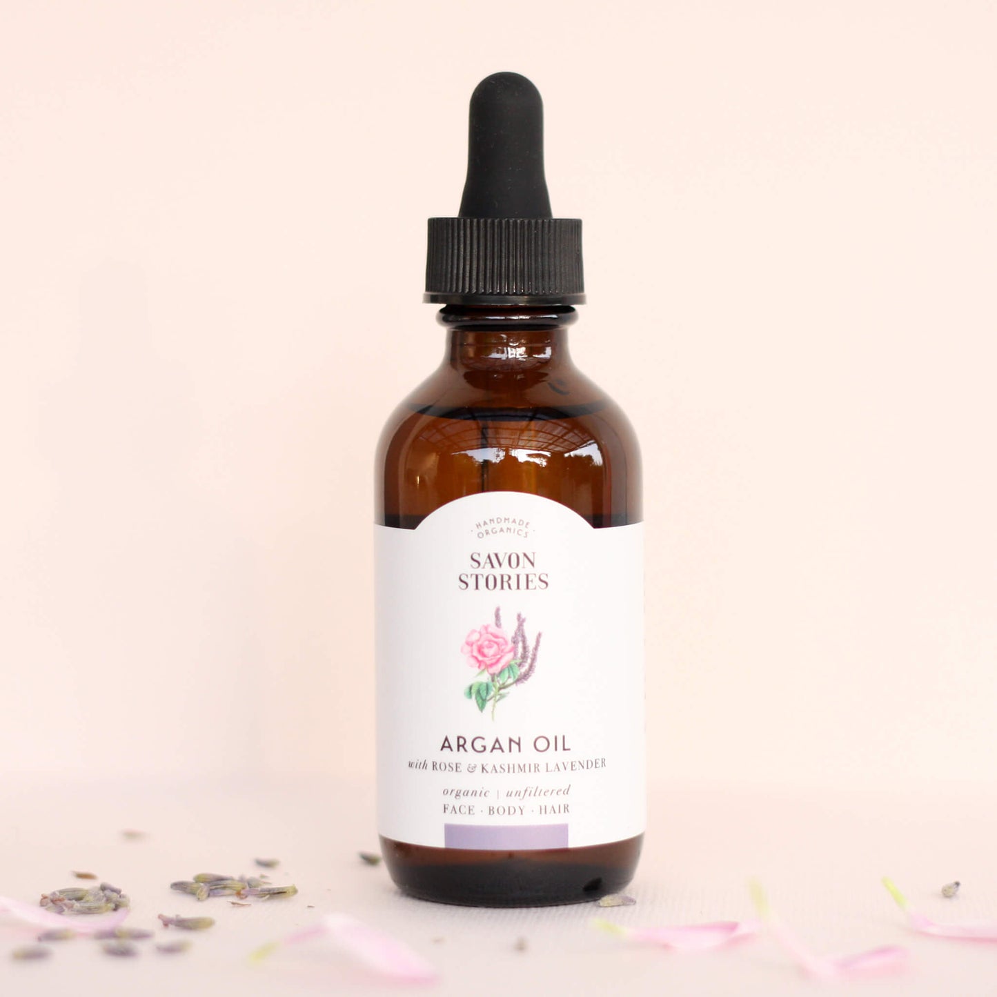 Organic Rejuvenating Argan Oil with Rose + Kashmir Lavender - Unik by Nature