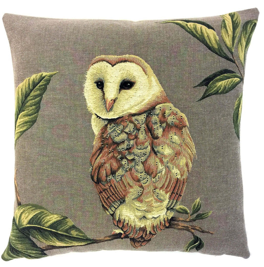 Decorative Jacquard Pillow Cover Owl - Unik by Nature