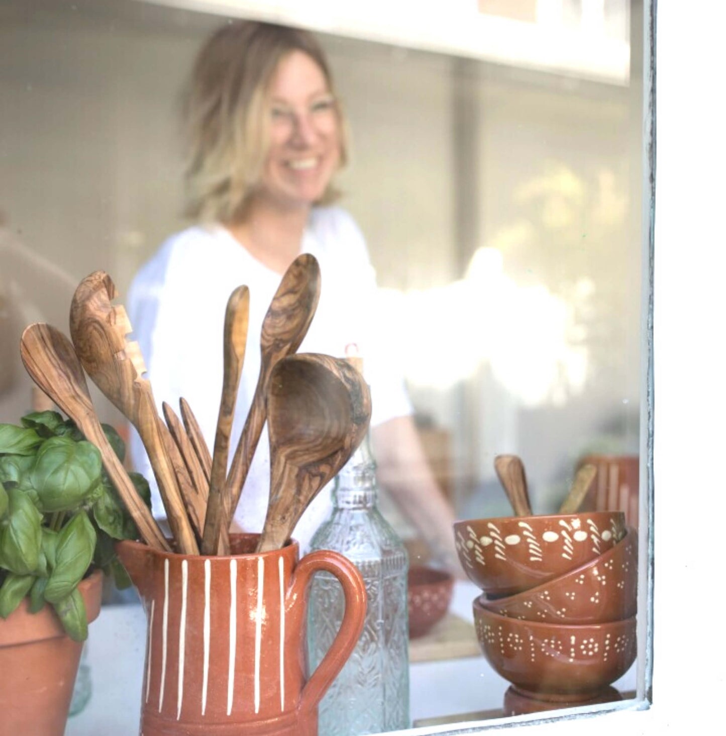 Pottery pitcher handmade in river clay - Unik by Nature