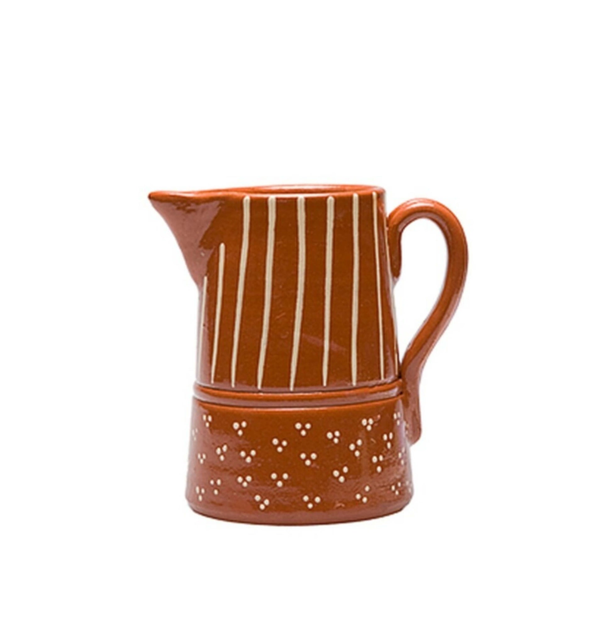 Pottery pitcher handmade in river clay - Unik by Nature