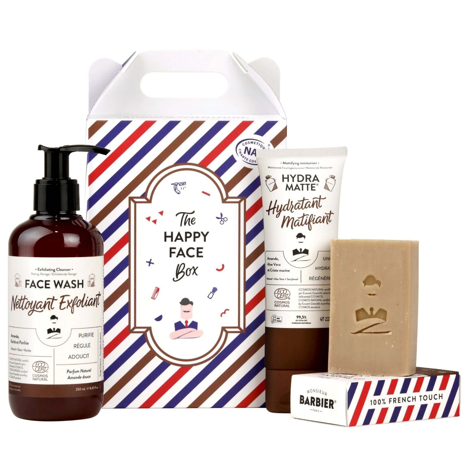 Gift box Happy face for men - Unik by Nature