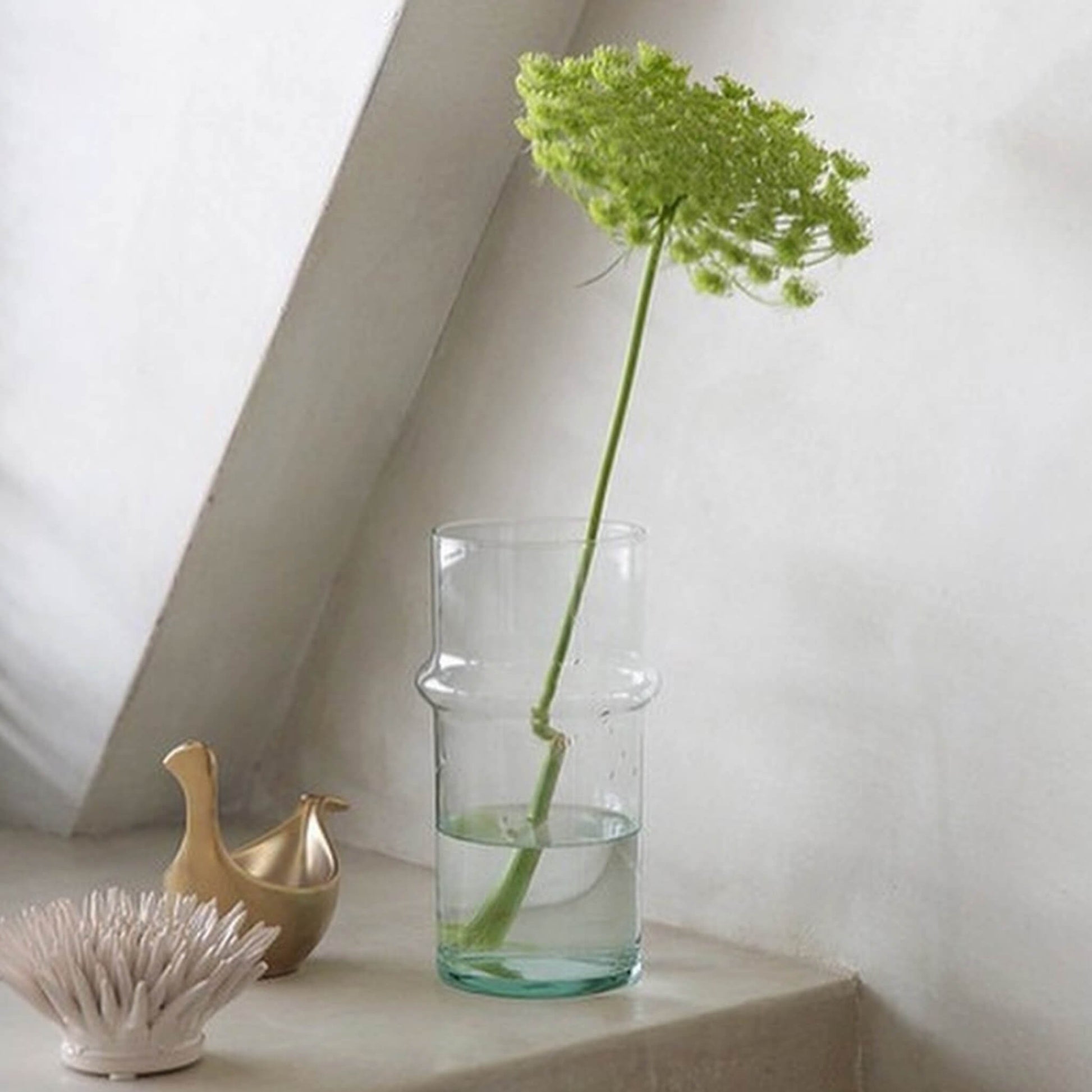 Recycled Beldi Glass Vase Handmade - Unik by Nature