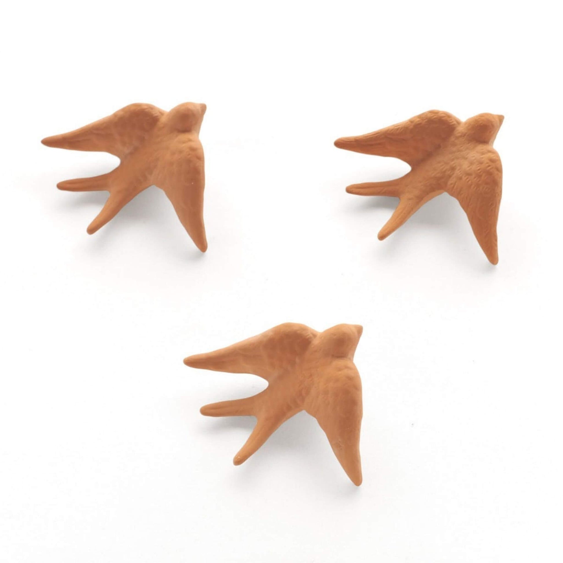 Ceramic Terracotta Swallow wall decor 2 sizes - Unik by Nature