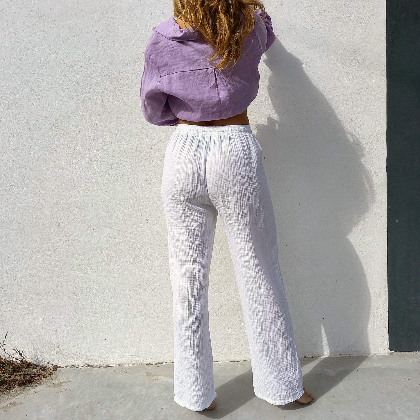Breeze pants in Cotton Gauze - Unik by Nature