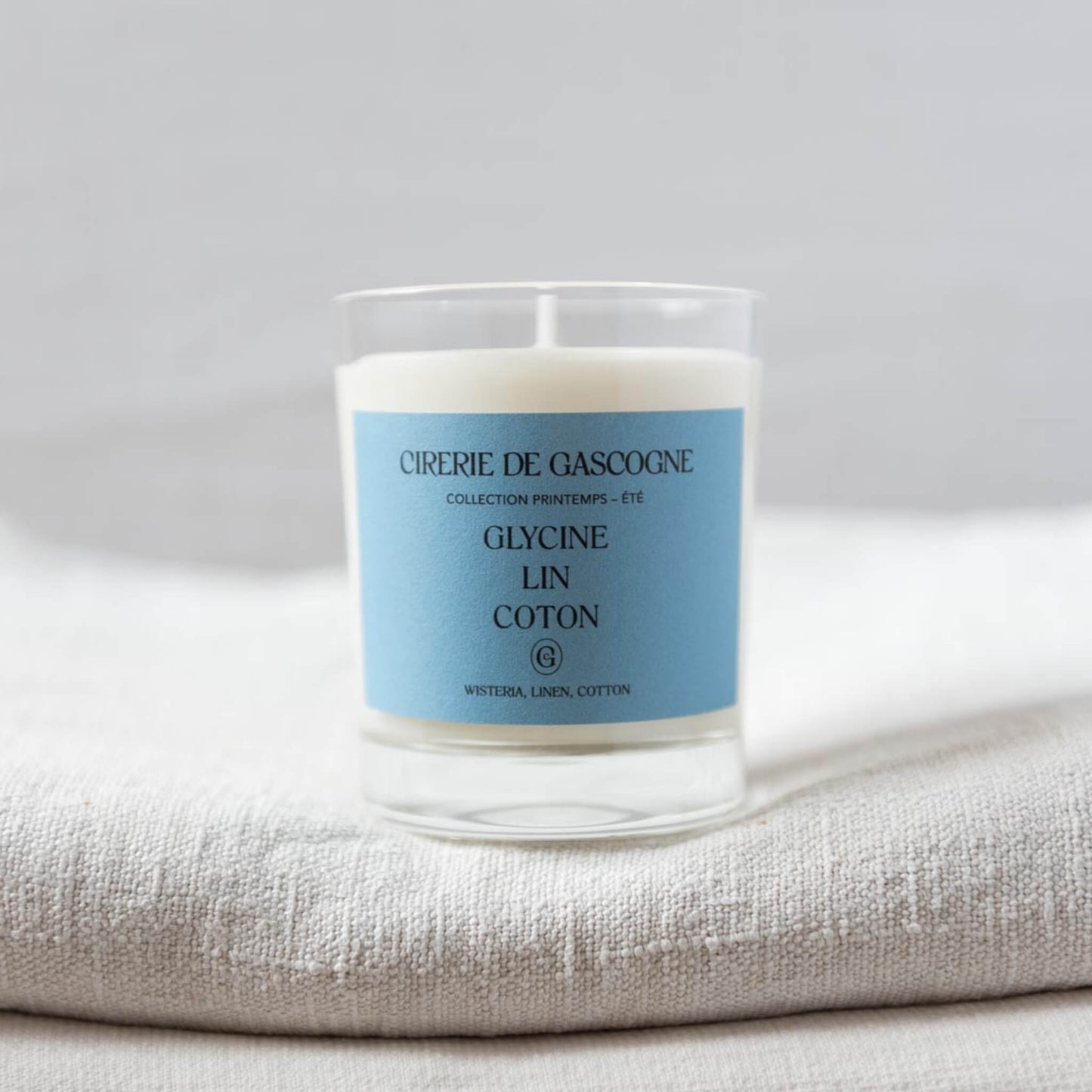 Cirerie de Gascogne Scented Candle - Wisteria - Linen - Cotton - Unik by Nature