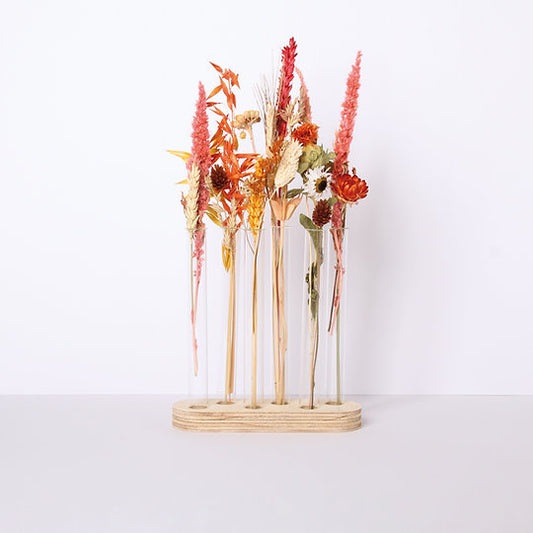 by Woom Flowerstand with 6 glass vases - Unik by Nature