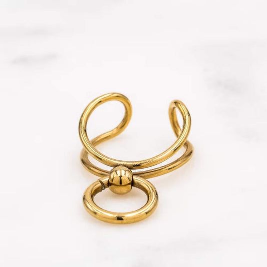 Golden ring Julia - Unik by Nature