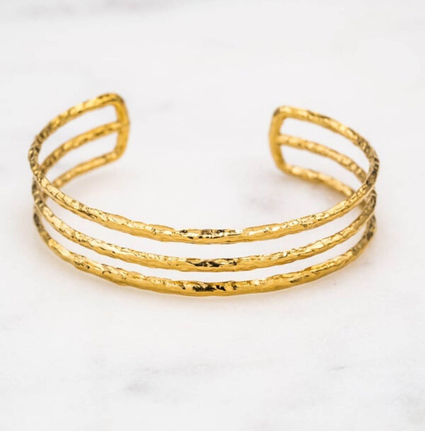 Golden Tyra bracelet Stainless Steel - Unik by Nature