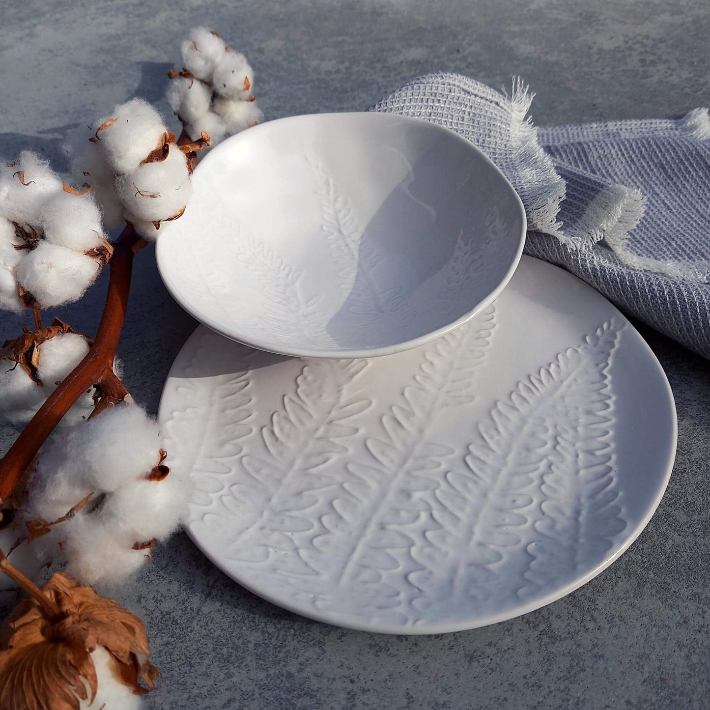 Fern Leaf - Bowl 23 cm - Unik by Nature